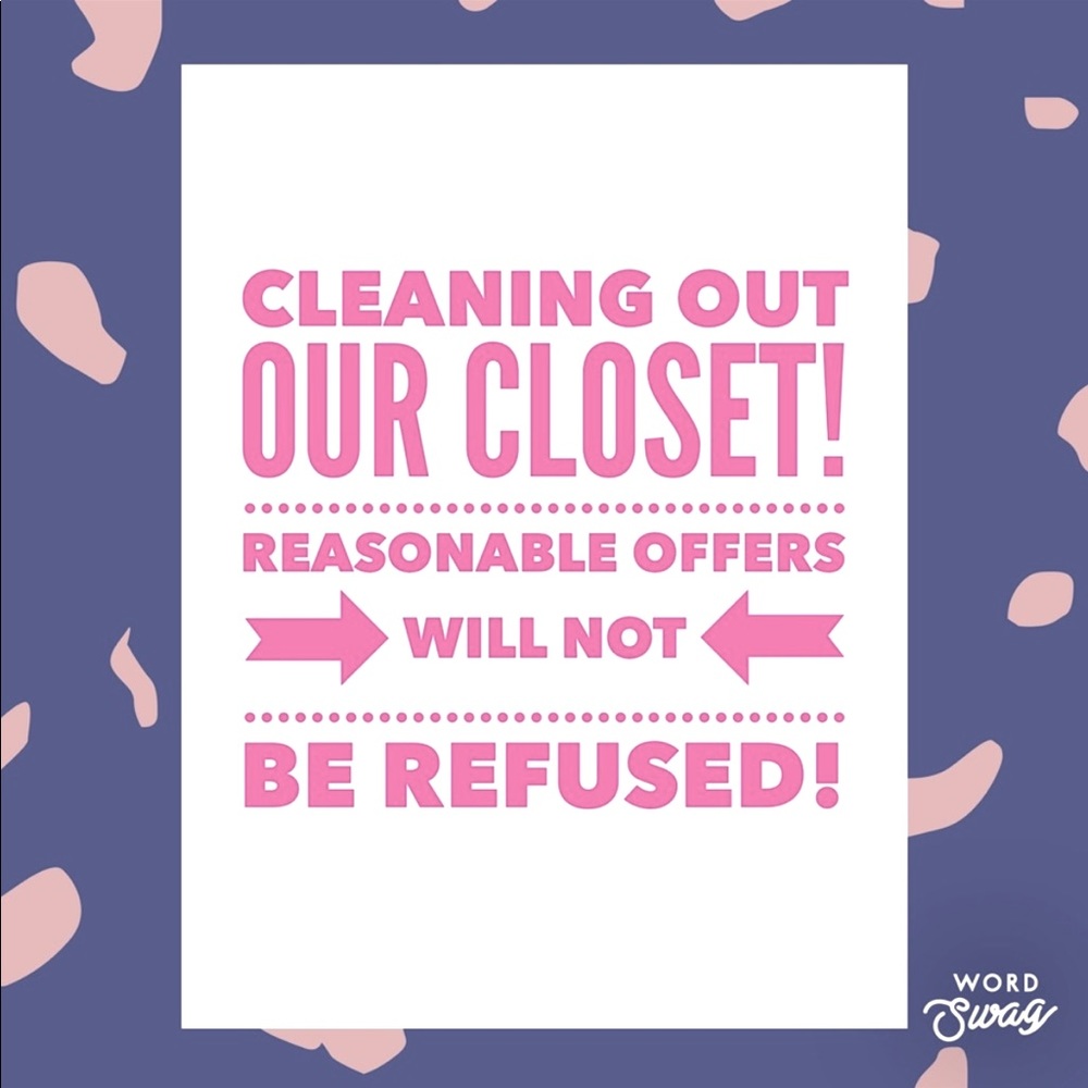 Closet Clean Out!